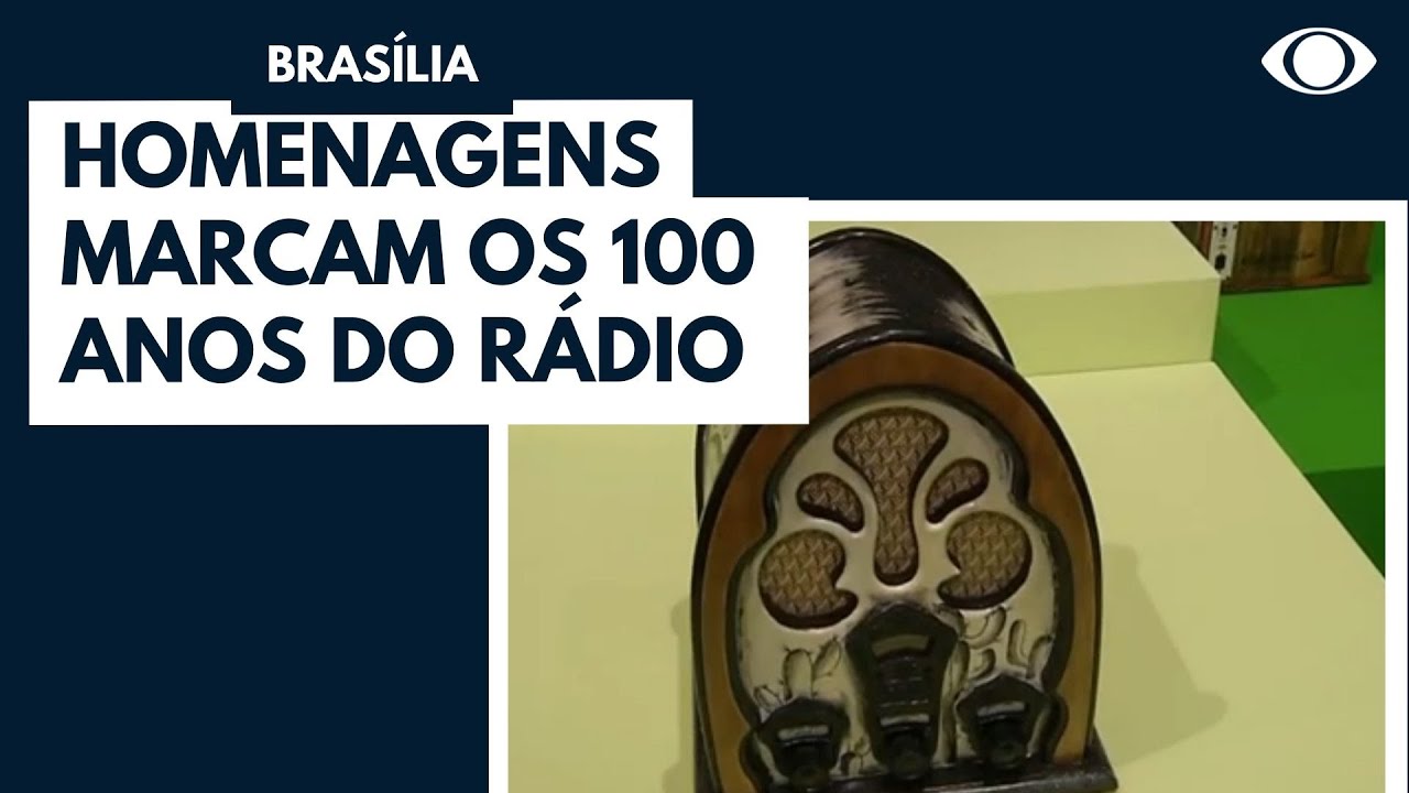 Homenagens marcam 100 anos do rádio em Brasília