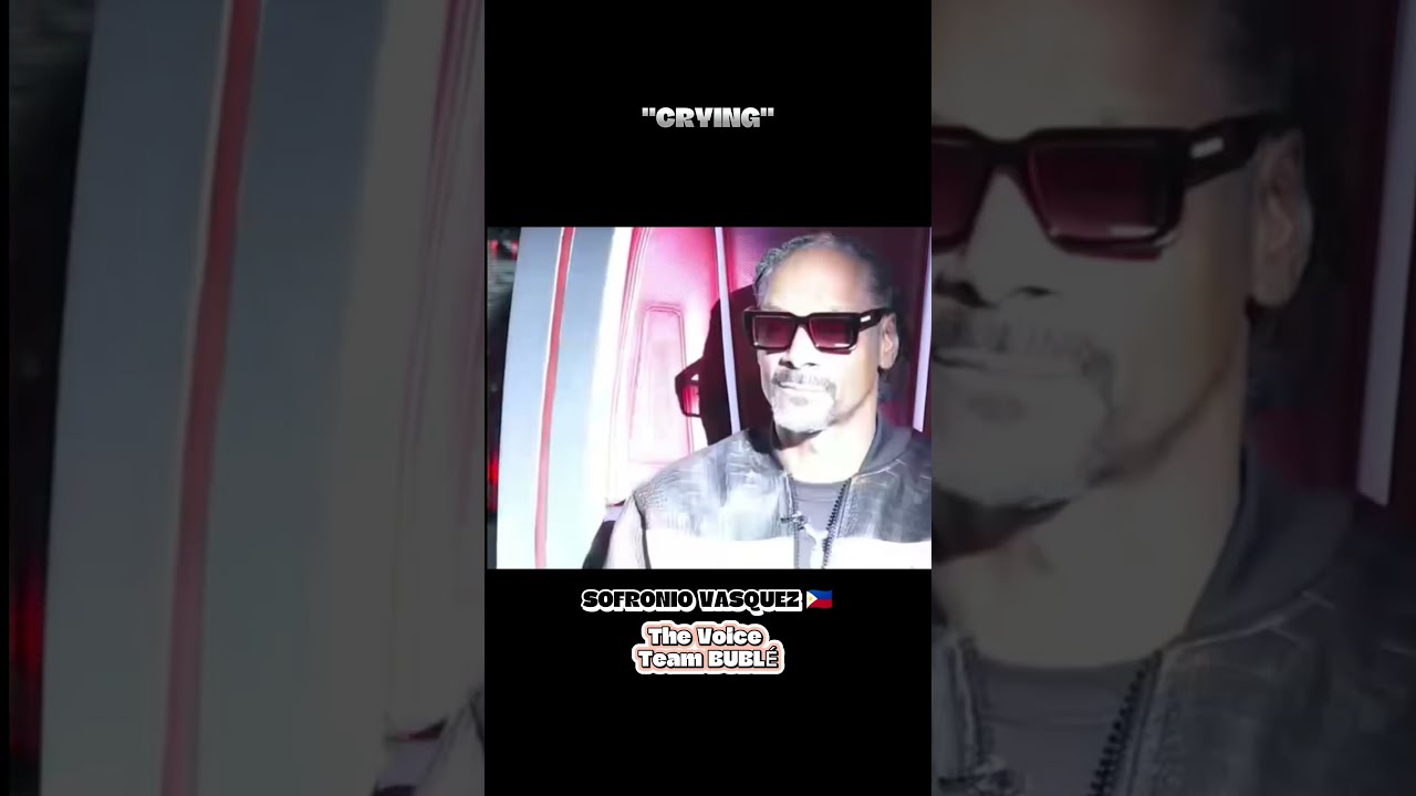Sofronio At The Voice Season 26 CRYING Fypviral Thevoice Trending Viralvideo