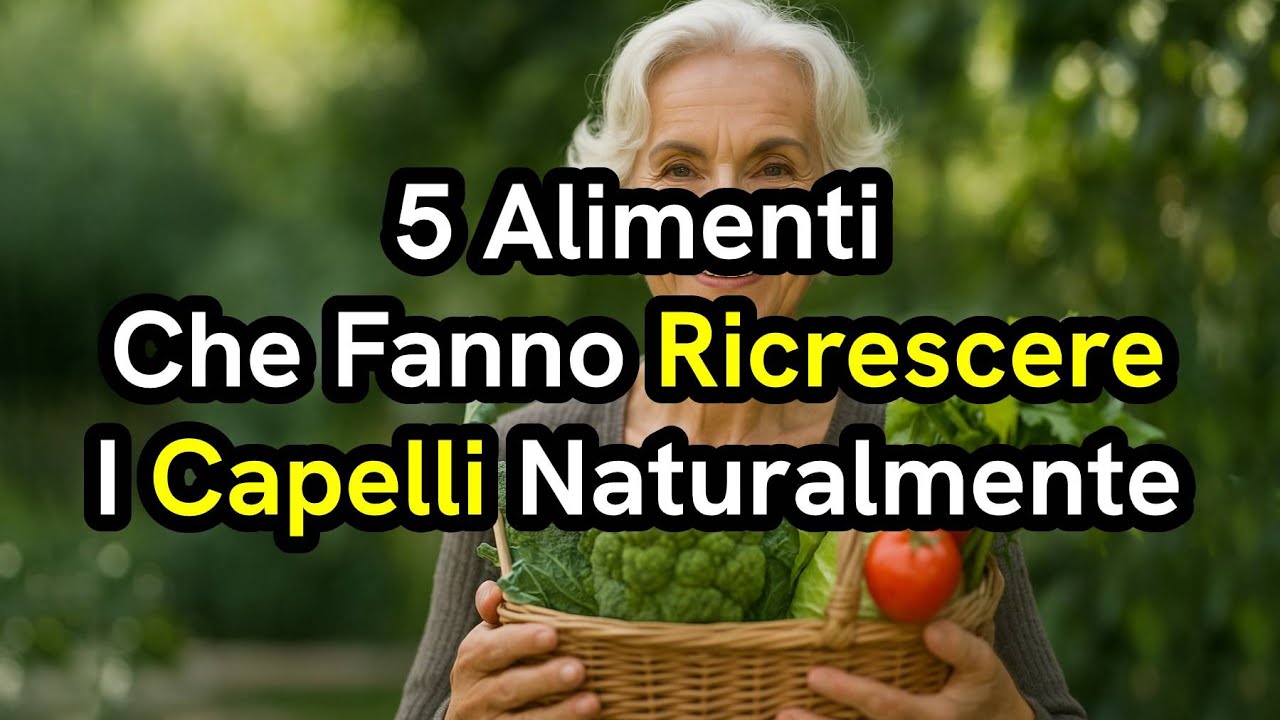5 Alimenti Che Rendono i Capelli Più Folti Dopo i 60 anni – Naturali e ...