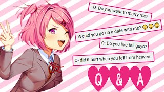 Natsuki Answers Your Questions 【Q \& A】