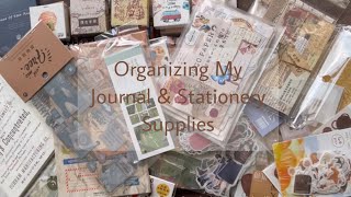 How i Organize my Stationery & Journal Supplies | Journal Malzemelerimi Düzenledim🤎 #asmr by Gizems MD 2,582 views 1 year ago 21 minutes
