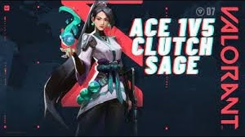 ACE || SAGE 1v5 clutch || ODIN || Valorant