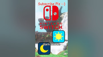 Is your Nintendo Switch in Light or Dark Mode??? #games #nintendo #nintendoswitch #darkmode #ui