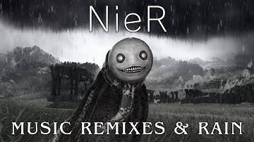 1 Hour of Nier, Replicant, Reincarnation and Automata Remixes and Rain - Chill/Study/Sleep