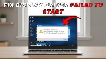 Display Driver Failed to Start Windows 11 FIX | Black Screen Error Solved