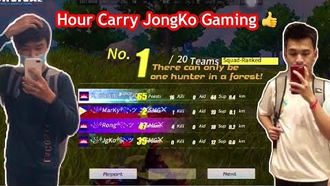 Hacker ERRIQ Carry JongKo Gaming | Rules of Survival | Streamer KH