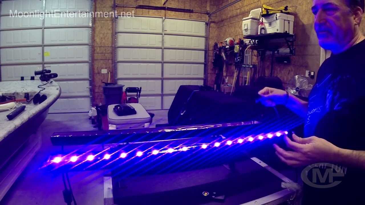 ADJ Eco UV Bar DMX LED by American DJ Review - YouTube