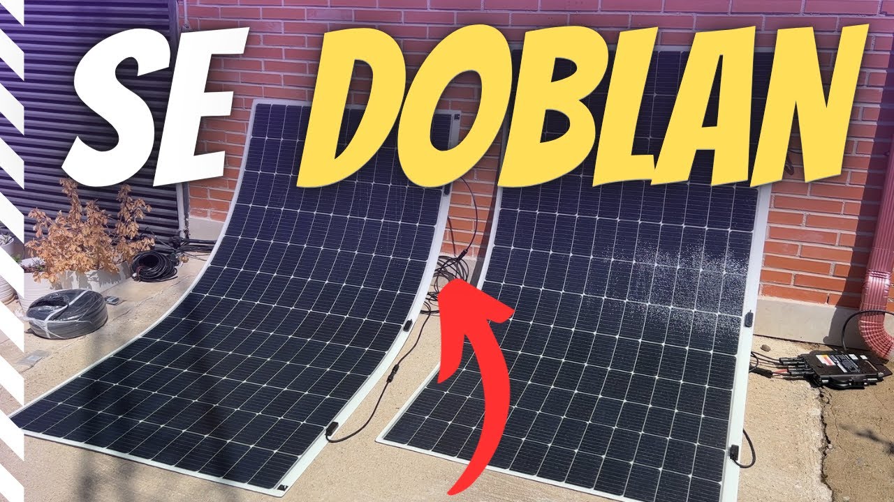 ☀️ Panel Solar Flexible ¿Igual que uno rígido? ⚠️ 