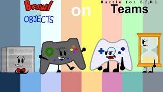 If Brawl of the Objects Characters were on BFB Teams (Expansion, in honor of its 10th anniversary)