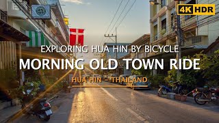 Morning Bike Adventure: Exploring Hua Hin's Old Town