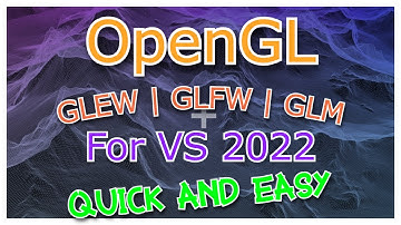 Menghubungkan OpenGL, GLEW, GLFW dan GLM di Visual Studio 2022 Cepat dan Mudah (Versi terbaru unt...