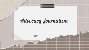 Ethical Dilemma of Advocacy Journalism - Ithaca College