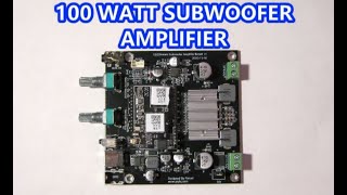 100 watt subwoofer board test and review, Arylic brand