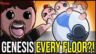 I used GENESIS after EVERY FLOOR! -  The Binding Of Isaac: Repentance Custom Challenge!