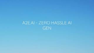 A2E.AI - ZERO HASSLE AI GEN - https://video.a2e.ai/coupon=PlcG