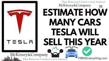 Consulting case interviews case (McKinsey, BCG, Deloitte). Estimate how many cars Tesla will sell