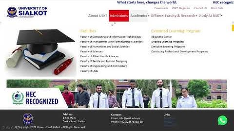 #USKT #UniversityofSialkot: Evaluating & Improving Existing Interface based on Heuristic Evaluation