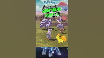 Pokemon Legends: Arceus Shiny Vulpix, Ninetales All Evolution !!! #pokemonlegendsarceus