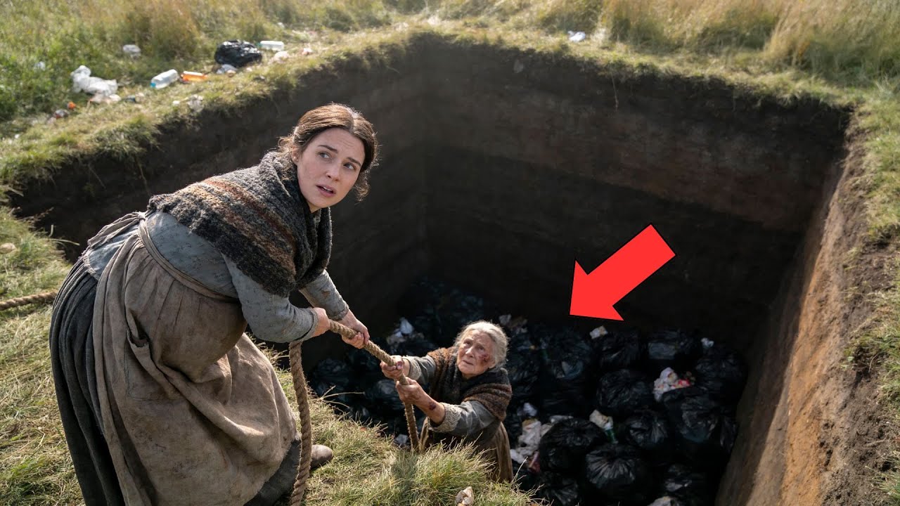 Viuda Embarazada Ayudó A Una Anciana En La Basura, Sin Saber Que Esa Millonaria Cambiaría Su Vida…