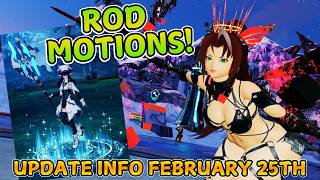 [PSO2 NGS] Rod Motions Are Here! - Update Info February 25th 2026