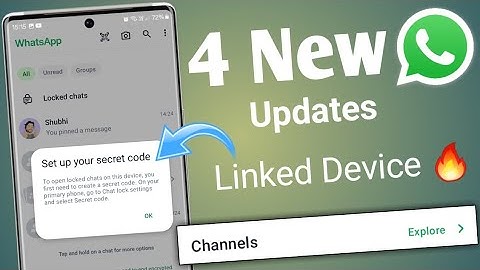 4 Whatsapp New update | Secret code for Whatsapp web Whatsapp new feature | Whatsapp updates 🔥