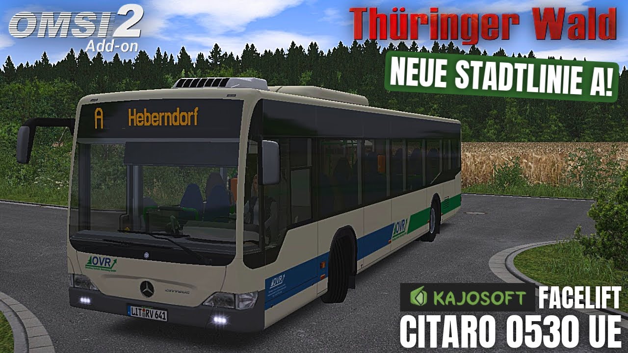 OMSI 2: THÜRINGER WALD - Neue Stadtlinie im Kajosoft Facelift! #341 | PxlKiing