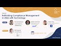 Rethinking Compliance Management in 2022 with Technology | Panel discussion | Rishi Agrawal