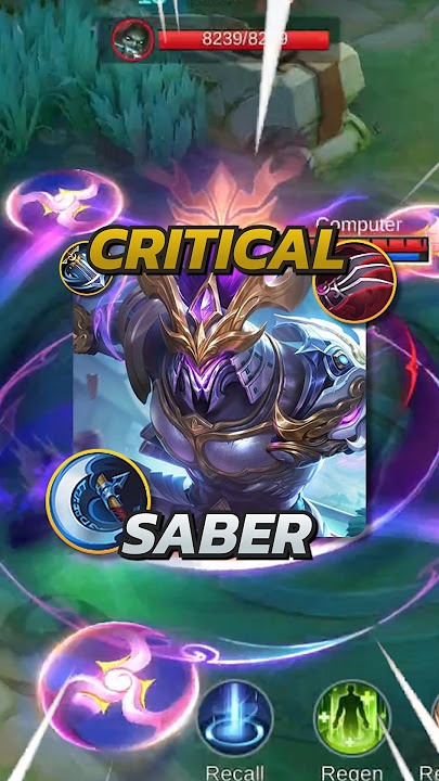 Critical Saber vs Assassin Saber! Mobile Legends #mobilelegends #mlbb #gaming #mlbbcreator