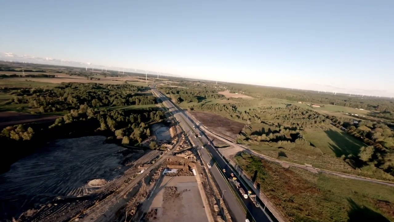 S6 Droga Kaszubska z lotu FPV | Kawno | Słupsk–Szczecin | Postęp prac 25.09.2025