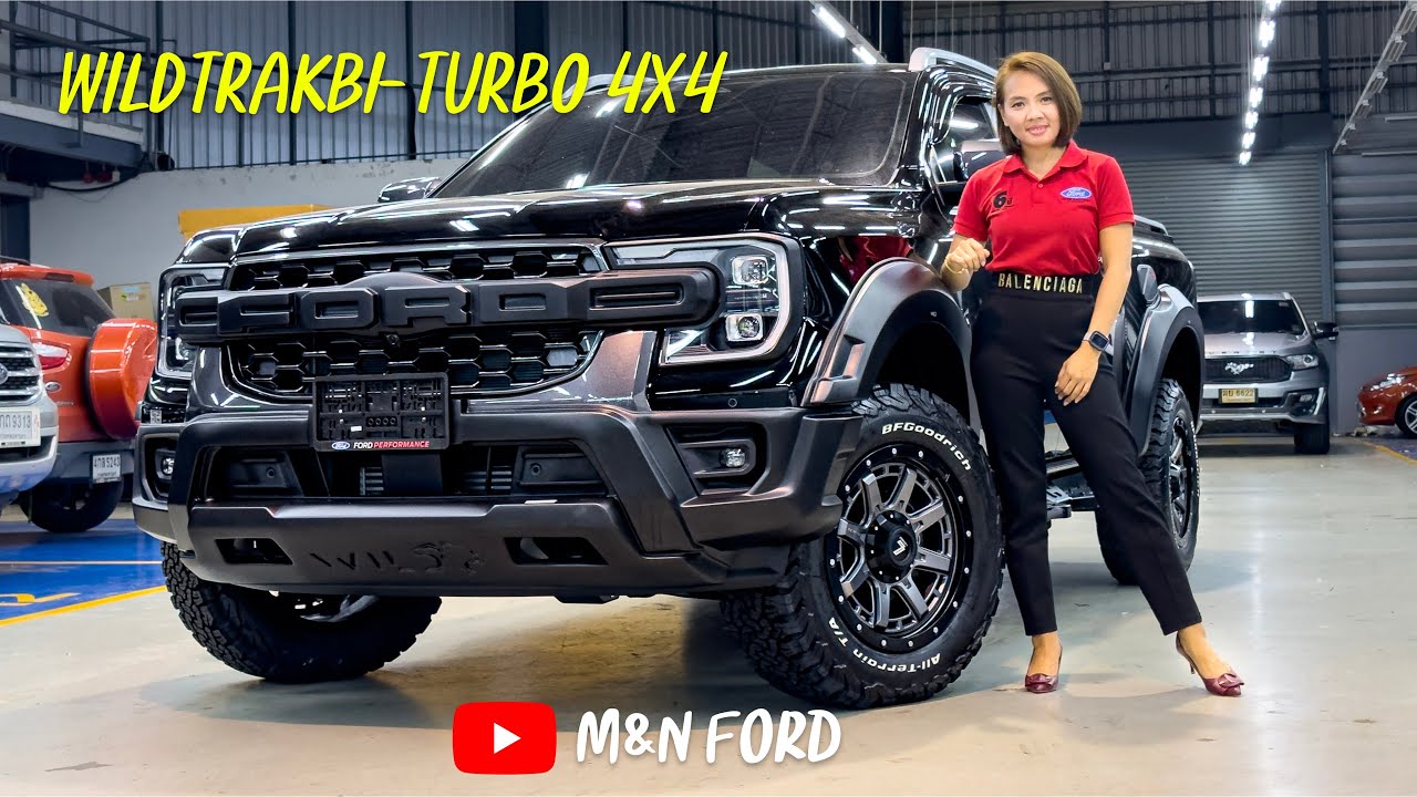 Ford Ranger Wildtrak 4x4 Bi-Turbo รุ่น Top Option เต็มที่สุด แต่งจัด ...