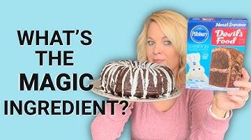 Boxed Cake Mix Hack - One Ingredient!