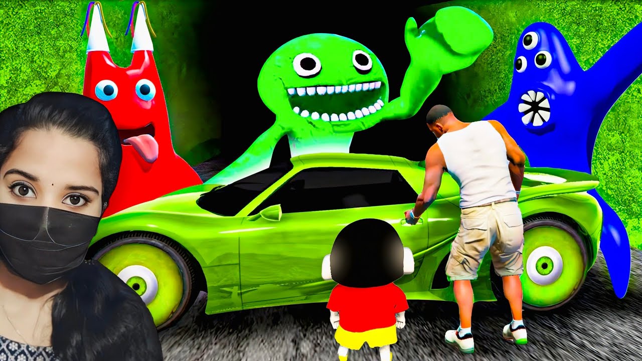 Stealing Garten of Banban ALIVE CARS in GTA 5 | GTA 5 Malayalam