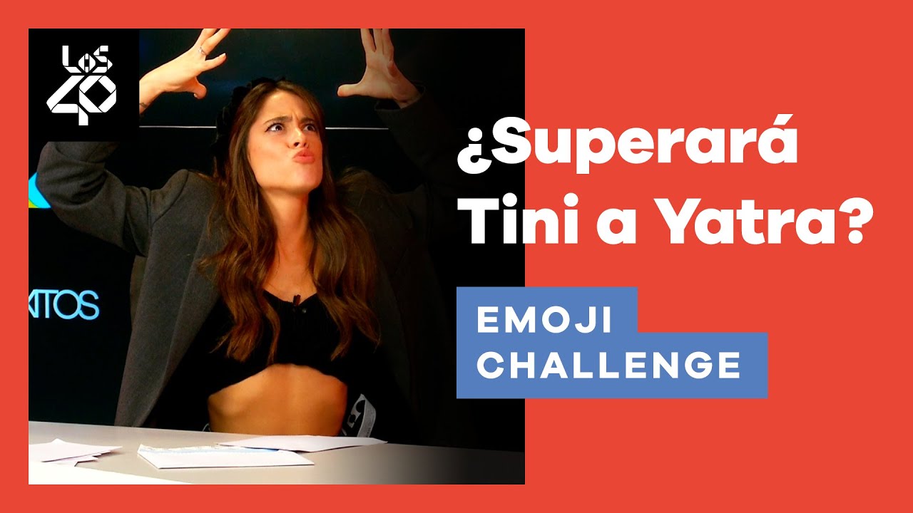 EMOJI CHALLENGE: ¡¿Superará Tini a Sebastián Yatra?! | LOS40
