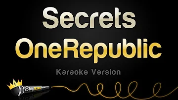 OneRepublic - Secrets (Karaoke Version)