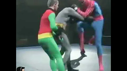BATMAN & ROBIN VS SPIDERMAN