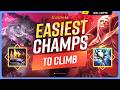 The EASIEST Champions to CLIMB FAST for EVERY ROLE This Season
