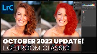 NEW Lightroom Classic Features (October 2022) - AI Masking and Content Aware Retouching!