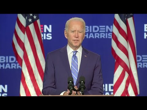 Biden: 'We're Winning Enough States To Reach 270 Electoral Votes'