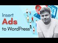 How to Insert Ads to your WordPress Site Easily #WordPress