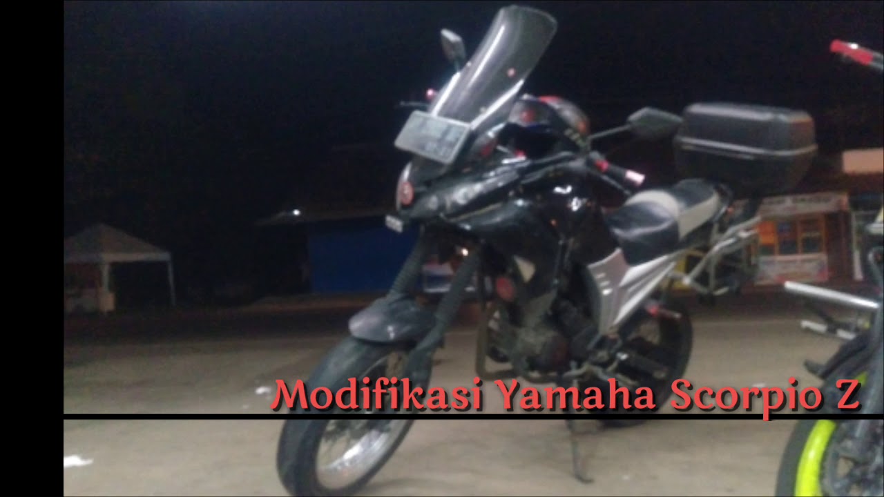 12 Modifikasi Yamaha Scorpio Z Adventure Touring YouTube