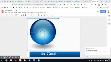 Google Drawing Lower Third