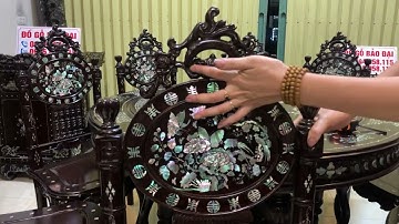 bộ bàn ghế ăn louis pháp,tủ chùa bầu cẩn ốc,khay gỗ cẩm lai,tranh thuận buồm xuôi gió,tượng,kỷ cẩm..