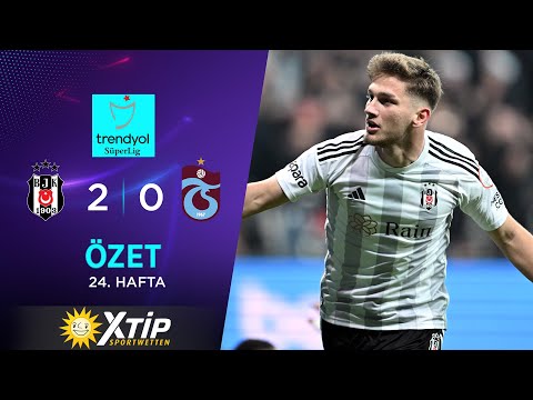 Merkur-Sports | Beşiktaş (2-0) Trabzonspor - Highlights/Özet | Trendyol Süper Lig - 2023/24