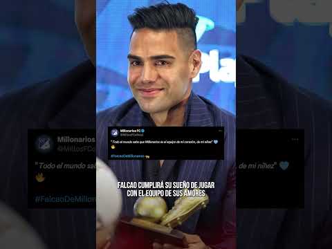 Radamel Falcao García es el NUEVO JUGADOR de Millonarios