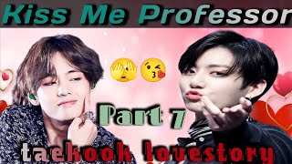 kiss me professor 😘|| part-7 || taekook cute fight moments 😂|| hindi dubbed #taekook #purpleboyz