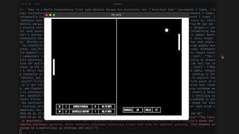 I taught an AI to commentate Pong in Real Time