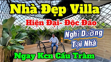 Nhà Đẹp HIỆN ĐẠI - ĐỘC ĐÁO- NGHĨ DƯỠNG giếng trời thông thoáng ngay Kcn Cầu Tràm, Nhà SHR Rẻ Bất ngờ