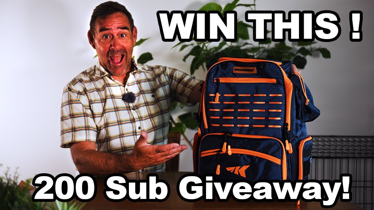 Closed!] GIVEAWAY + UNBOXING of KastKing Tackle Bag - 200 SUB