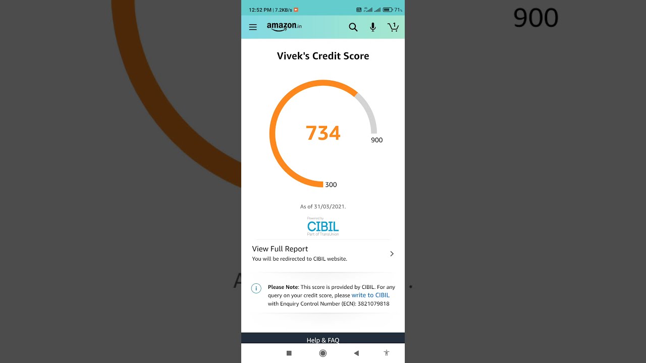 CIBIL Score Check @ Amazon _ Credit Score