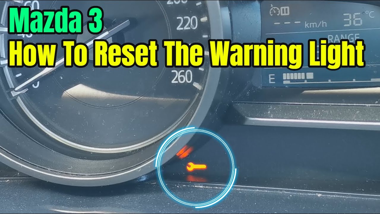 Mazda 3🔧 Maintenance Scheduled Oil Change Warning Reset - How To DIY